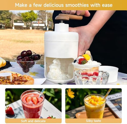 Triturador de Hielo y Granizados Manual