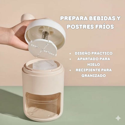 Triturador de Hielo y Granizados Manual