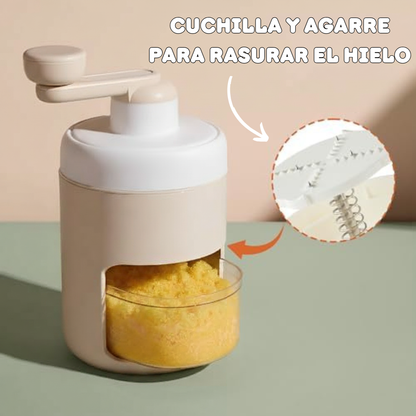 Triturador de Hielo y Granizados Manual