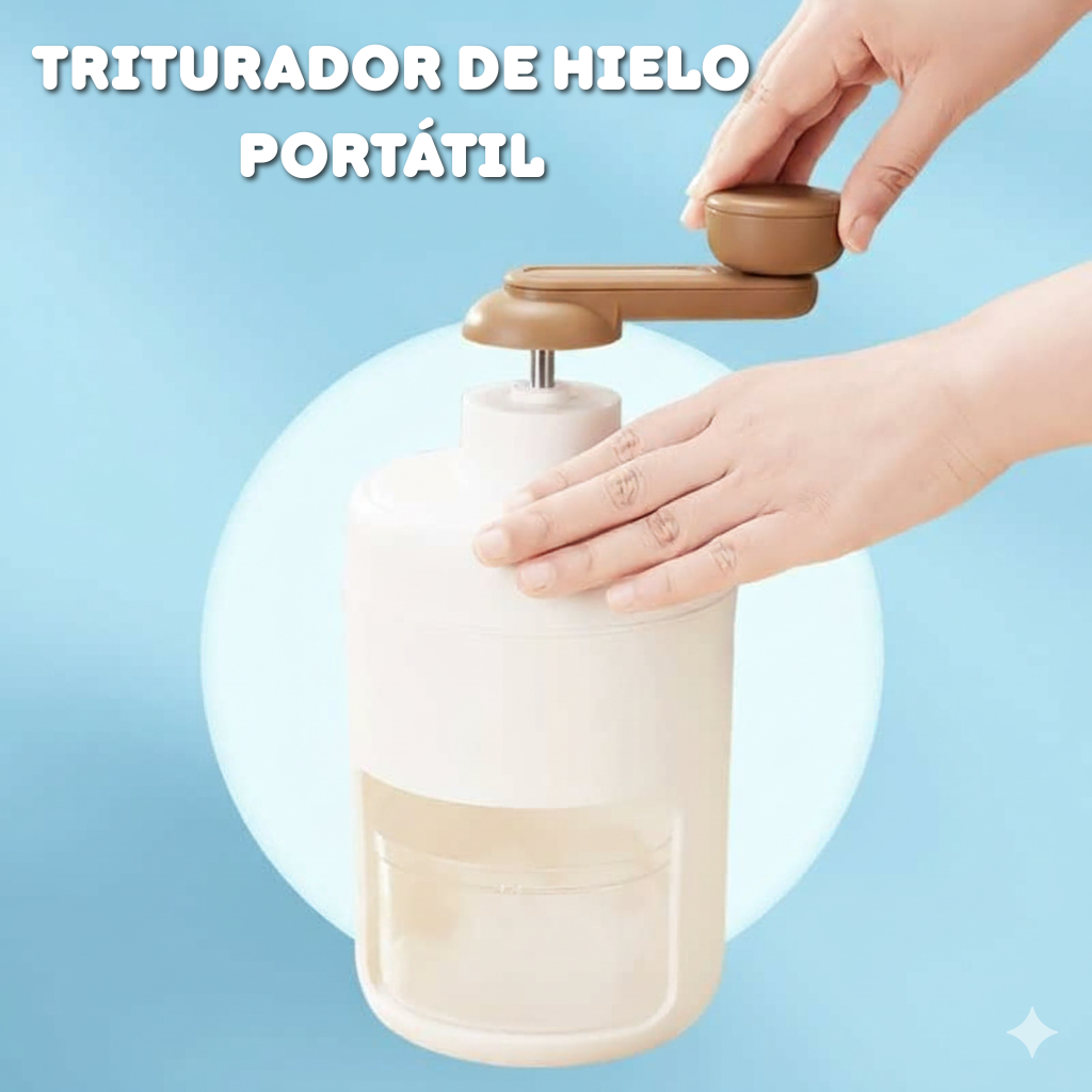 Triturador de Hielo y Granizados Manual